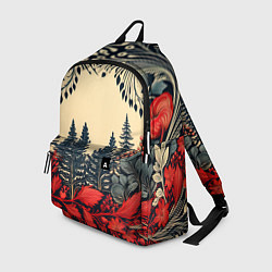 Рюкзак Новогодний лес, цвет: 3D-принт