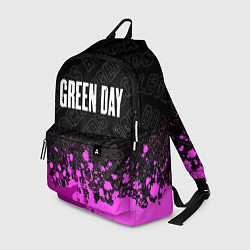 Рюкзак Green Day rock legends посередине, цвет: 3D-принт