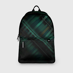 Рюкзак Тёмно-зелёная шотландская клетка, цвет: 3D-принт — фото 2