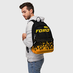 Рюкзак Ford - gold gradient посередине, цвет: 3D-принт — фото 2