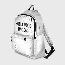Рюкзак Hollywood Undead glitch на светлом фоне посередине, цвет: 3D-принт