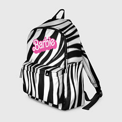 Рюкзак Ретро Барби - паттерн полосок зебры, цвет: 3D-принт