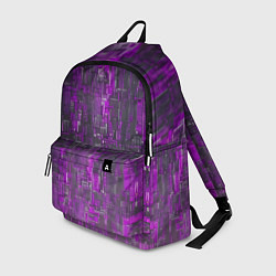 Рюкзак Фиолетовый металл модерн, цвет: 3D-принт