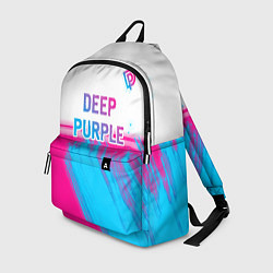 Рюкзак Deep Purple neon gradient style посередине