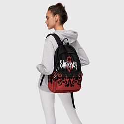 Рюкзак Slipknot в огне, цвет: 3D-принт — фото 2