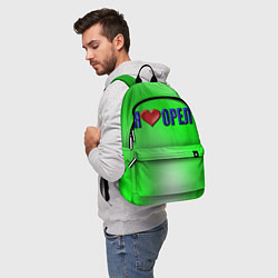 Рюкзак Орел любимый город, цвет: 3D-принт — фото 2