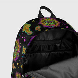 Рюкзак Грибы и мандалы, цвет: 3D-принт — фото 2