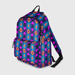 Рюкзак Неоновый объёмный узор, цвет: 3D-принт