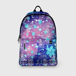 Рюкзак Снежинки - морозный паттерн, цвет: 3D-принт — фото 2