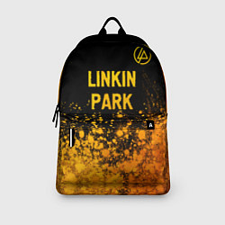 Рюкзак Linkin Park - gold gradient посередине, цвет: 3D-принт — фото 2