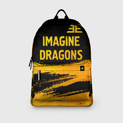 Рюкзак Imagine Dragons - gold gradient посередине, цвет: 3D-принт — фото 2