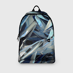 Рюкзак Абстрактные осколки голубого цвета, цвет: 3D-принт — фото 2
