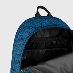 Рюкзак Тёмно-синий узоры, цвет: 3D-принт — фото 2