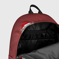 Рюкзак С новым котом - два кота в костюмах Санты, цвет: 3D-принт — фото 2