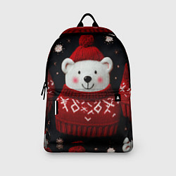 Рюкзак Новогодние медведи, цвет: 3D-принт — фото 2