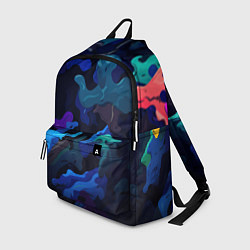Рюкзак Камуфляж из разноцветных красок, цвет: 3D-принт