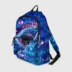 Рюкзак Фиолетовая акула, цвет: 3D-принт