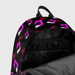 Рюкзак JoJos Bizarre neon pattern logo, цвет: 3D-принт — фото 2