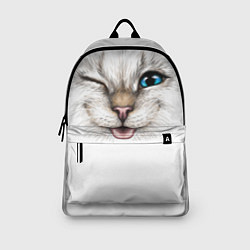 Рюкзак Котёнок подмигивает и показывает язык, цвет: 3D-принт — фото 2