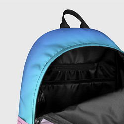 Рюкзак Синий и голубо-розовый градиент, цвет: 3D-принт — фото 2
