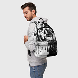 Рюкзак Череп - Черный клевер, цвет: 3D-принт — фото 2