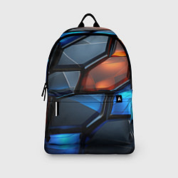 Рюкзак Прозрачные абстрактные плиты, цвет: 3D-принт — фото 2