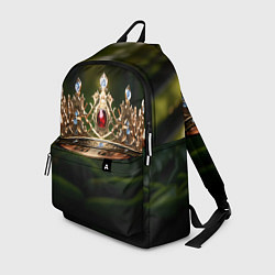 Рюкзак Королевская корона узорная, цвет: 3D-принт