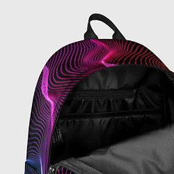 Рюкзак Переплетающие цветные линии, цвет: 3D-принт — фото 2