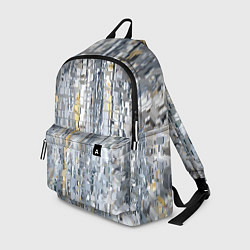 Рюкзак Серебряные блоки, цвет: 3D-принт