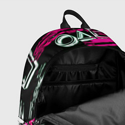 Рюкзак Игра в кальмара геометрия, цвет: 3D-принт — фото 2