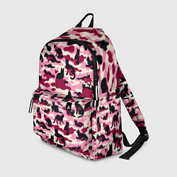 Рюкзак Камуфляжные розовые котики, цвет: 3D-принт