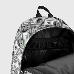 Рюкзак Доллары - денежные знаки, цвет: 3D-принт — фото 2