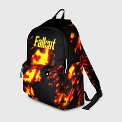 Рюкзак Fallout огнненое лого, цвет: 3D-принт