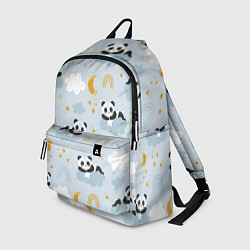 Рюкзак Панда на облаках, цвет: 3D-принт