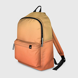 Рюкзак Градиент солнечный жёлто-оранжевый приглушённый, цвет: 3D-принт
