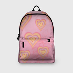 Рюкзак Сердца градиент, цвет: 3D-принт — фото 2