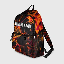 Рюкзак Breaking Benjamin red lava, цвет: 3D-принт