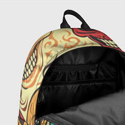 Рюкзак Праздничные черепа, цвет: 3D-принт — фото 2
