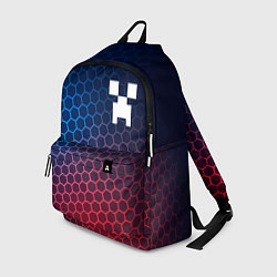 Рюкзак Minecraft неоновые соты, цвет: 3D-принт
