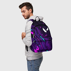 Рюкзак Valorant neon gaming, цвет: 3D-принт — фото 2