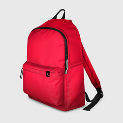 Рюкзак Карминово-красный мягкий градиент с затемнением, цвет: 3D-принт