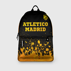 Рюкзак Atletico Madrid - gold gradient посередине, цвет: 3D-принт — фото 2