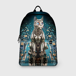 Рюкзак Кибер кот сидит на печатной плате, цвет: 3D-принт — фото 2