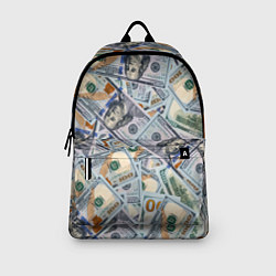 Рюкзак Банкноты сто долларов, цвет: 3D-принт — фото 2