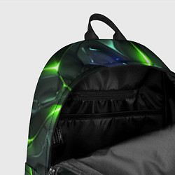 Рюкзак Яркий неоновый свет из разлома плит, цвет: 3D-принт — фото 2