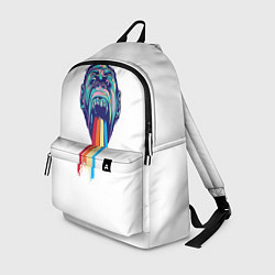 Рюкзак Обезьяна с радугой, цвет: 3D-принт