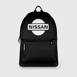Рюкзак Nissan logo white, цвет: 3D-принт — фото 2