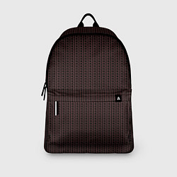 Рюкзак Чёрно-красный полосы в горошек, цвет: 3D-принт — фото 2