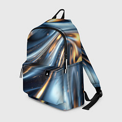 Рюкзак Синяя обтекаемая текстура, цвет: 3D-принт