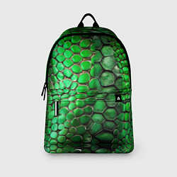 Рюкзак Зеленая змеиная кожа, цвет: 3D-принт — фото 2